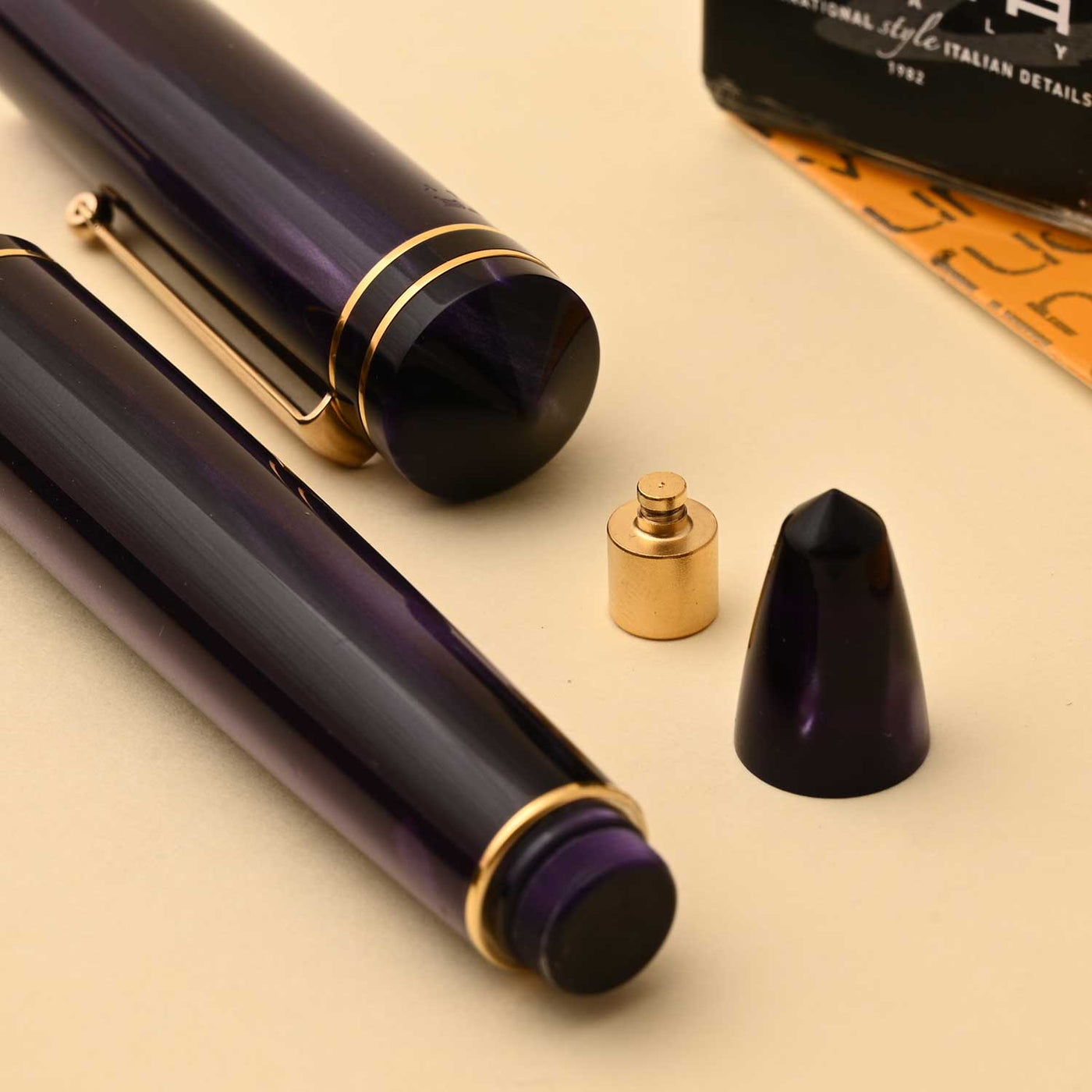 Delta Write Balance Fountain Pen - Purple GT 9