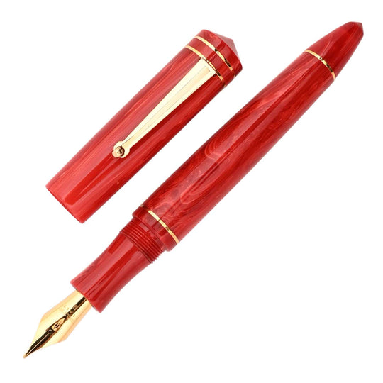 Delta Write Balance Fountain Pen - Red GT