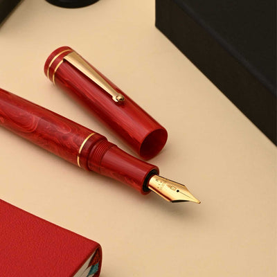 Delta Write Balance Fountain Pen - Red GT 7