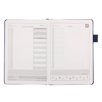 Dexter Smart Premium Erasable & Reusable Eco-Friendly Blue Notebook - A5 Ruled 2