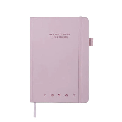 Dexter Smart Premium Erasable & Reusable Eco-Friendly Pink Notebook - A5 Ruled 1