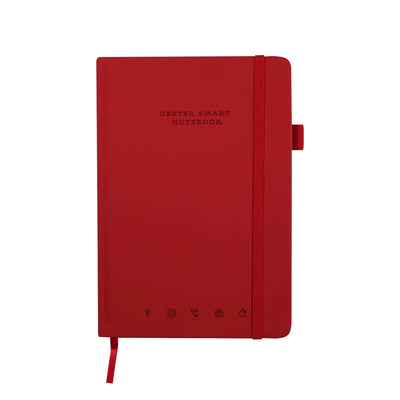 Dexter Smart Premium Erasable & Reusable Eco-Friendly Red Notebook - A5 Ruled 1