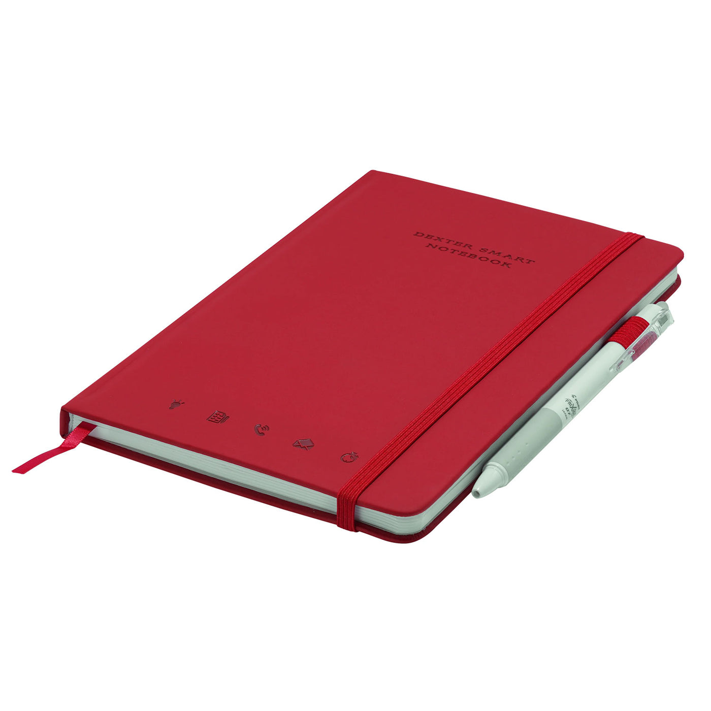 Dexter Smart Premium Erasable & Reusable Eco-Friendly Red Notebook - A5 Ruled 3
