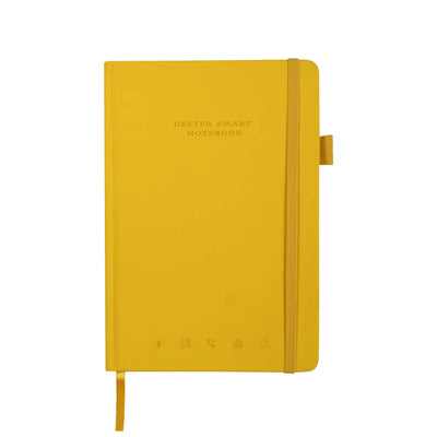 Dexter Smart Premium Erasable & Reusable Eco-Friendly Yellow Notebook - A5 Ruled 1