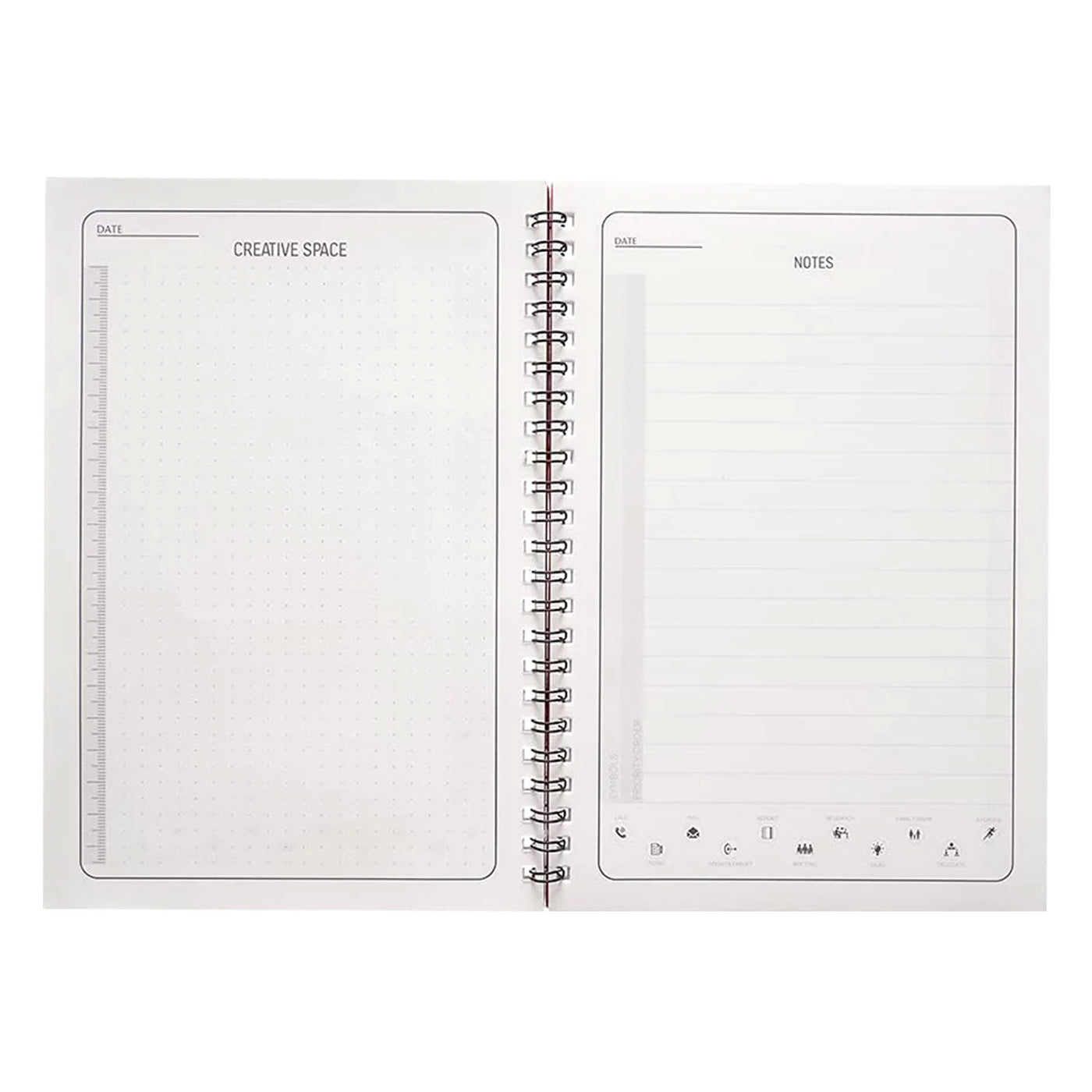 Dexter Spiral Erasable & Reusable Eco-Friendly Blue Notebook - A5 Ruled 2