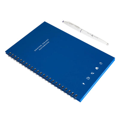 Dexter Spiral Erasable & Reusable Eco-Friendly Blue Notebook - A5 Ruled 3