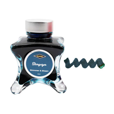 Diamine Inkvent Shimmer & Sheen Ink Bottle Stargazer 50ml 1