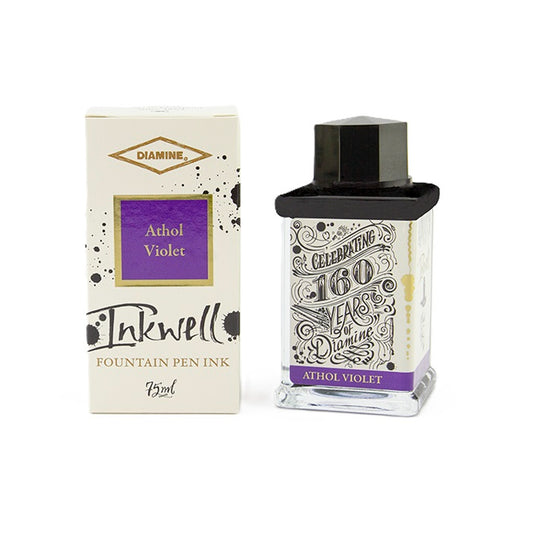 Diamine 160th Anniversary Athol Violet Ink Bottle, Violet - 75ml