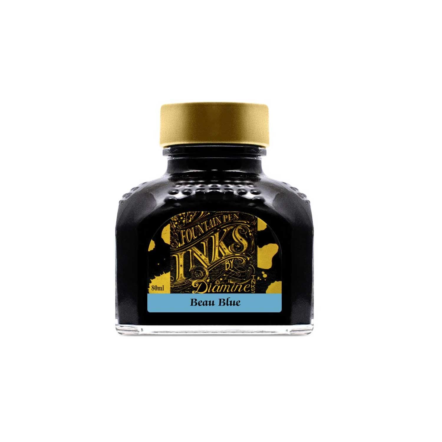 Diamine Beau Blue Ink - 80ml | Shop Online at Makoba | Diamine