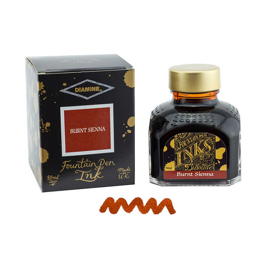 Diamine Burnt Sienna Ink Bottle - 80ml