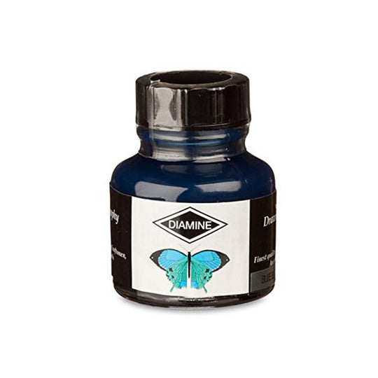 Diamine Calligraphy & Drawing Acrylic Ink Bottle, Blue Black - 30ml