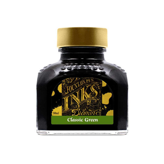Diamine Classic Green Ink Bottle - 80ml