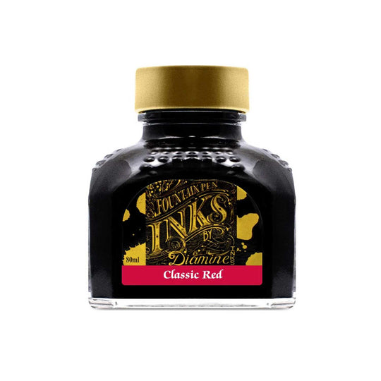 Diamine Classic Red Ink Bottle - 80ml