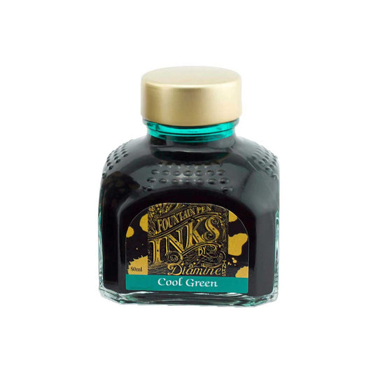 Diamine Cool Green Ink Bottle - 80ml