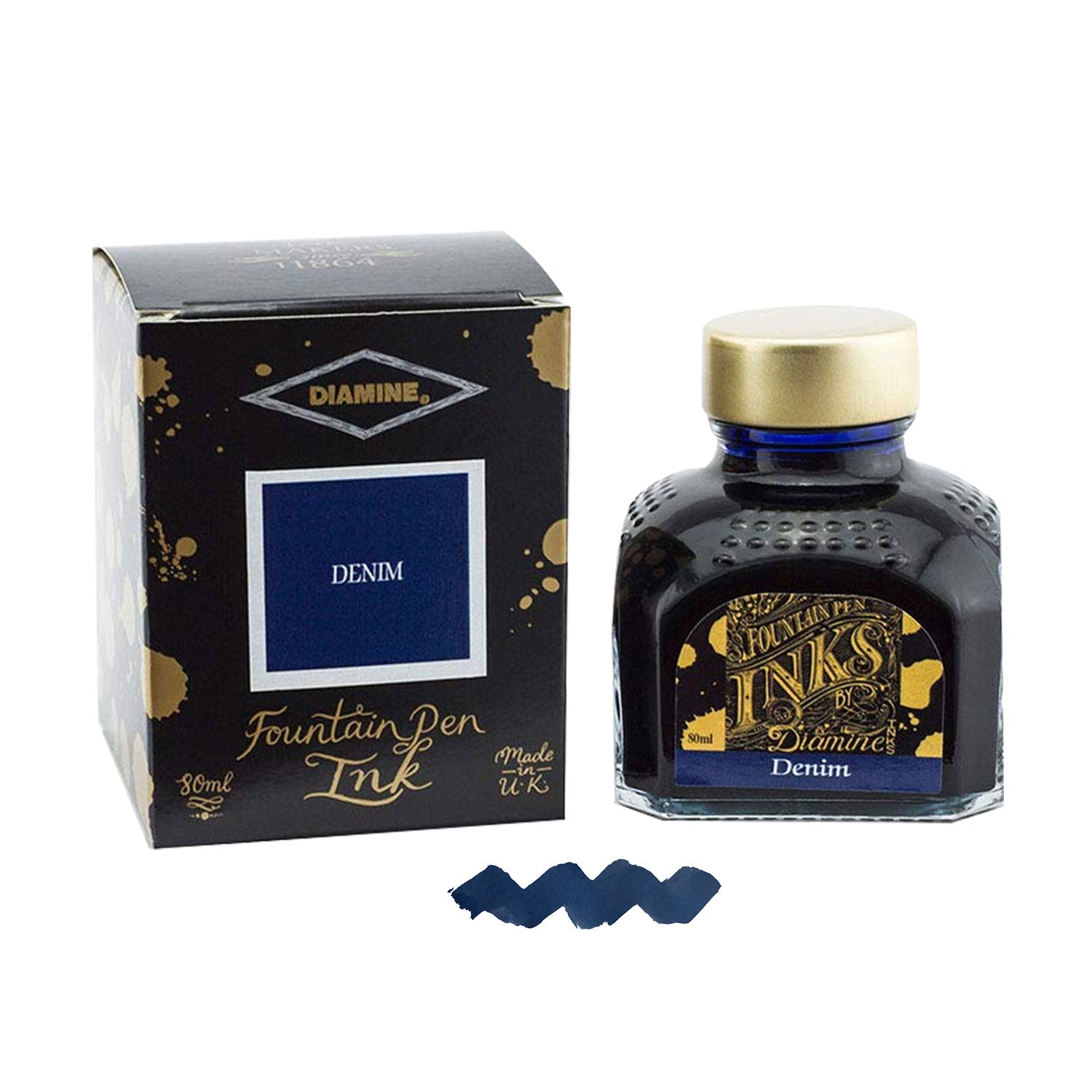 Diamine Denim Ink - 80ml | Shop Online at Makoba | Diamine