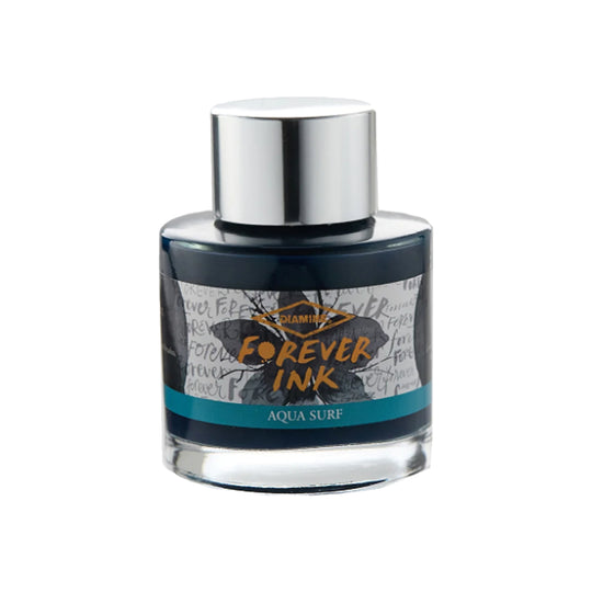 Diamine Forever Aqua Surf Ink Bottle, Turquoise - 50ml