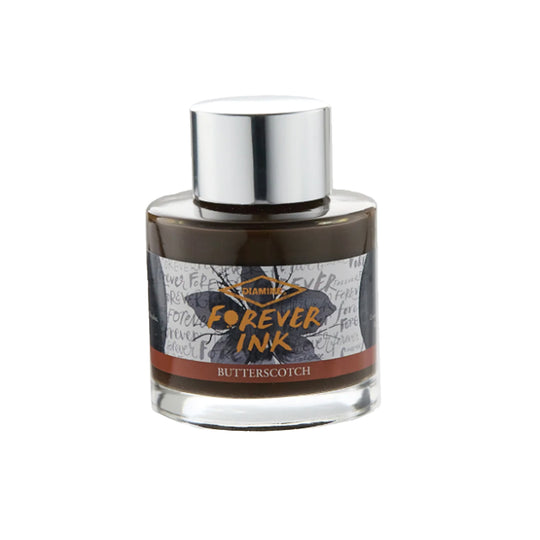 Diamine Forever Butterscotch Ink Bottle, Brown - 50ml