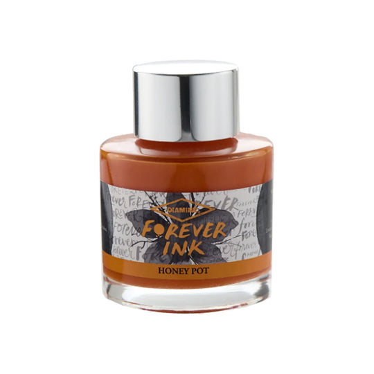 Diamine Forever Honey Pot Ink Bottle, Yellow - 50ml