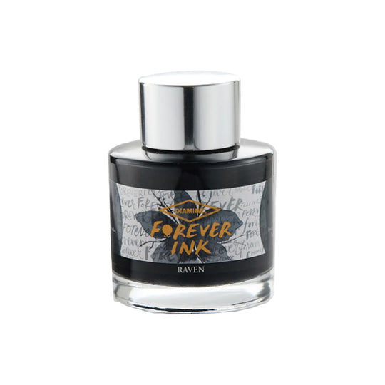 Diamine Forever Raven Ink Bottle, Black  - 50ml