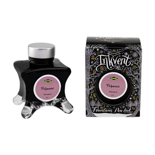 Diamine Inkvent Black Edition Potpourri Standard Ink Bottle, Pink - 50ml