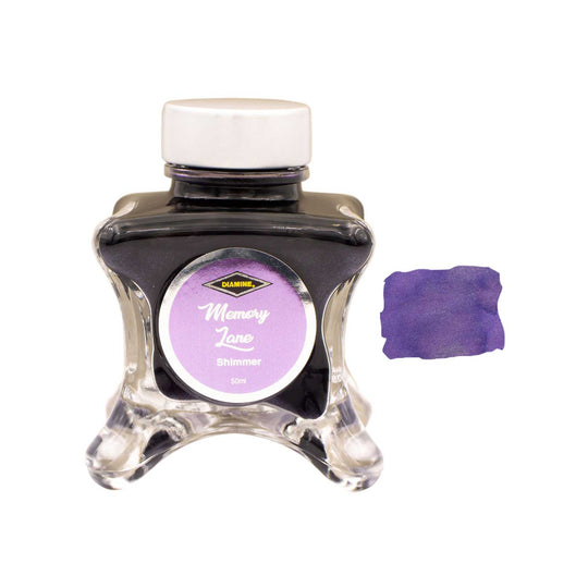 Diamine Inkvent Shimmer Ink Bottle, Memory Lane - 50ml