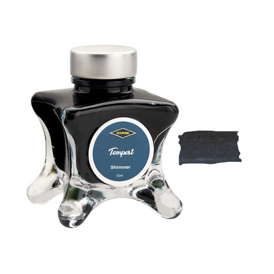 Diamine Inkvent Shimmer Ink Bottle, Tempest - 50ml