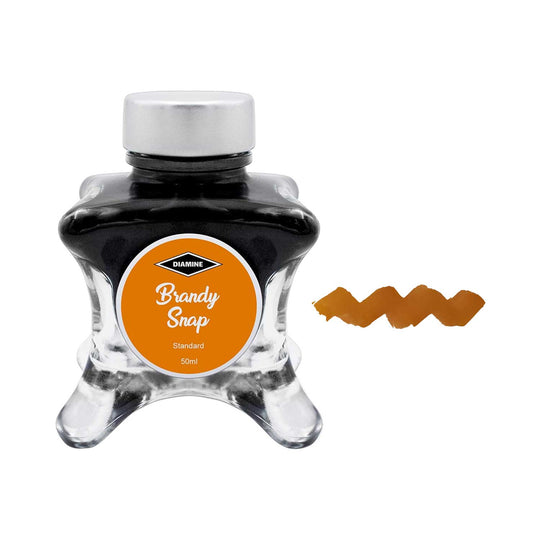 Diamine Inkvent Standard Ink Bottle, Brandy Snap - 50ml