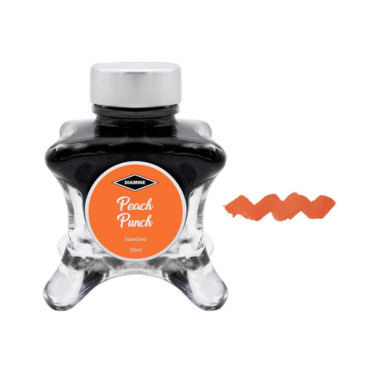 Diamine Inkvent Standard Ink Bottle, Peach Punch - 50ml