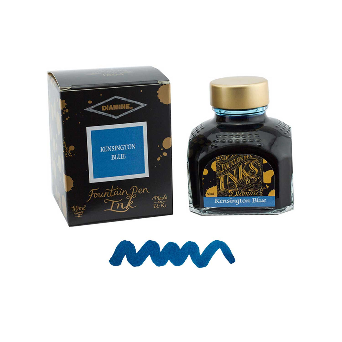 Diamine Kensington Blue Ink Bottle - 80ml