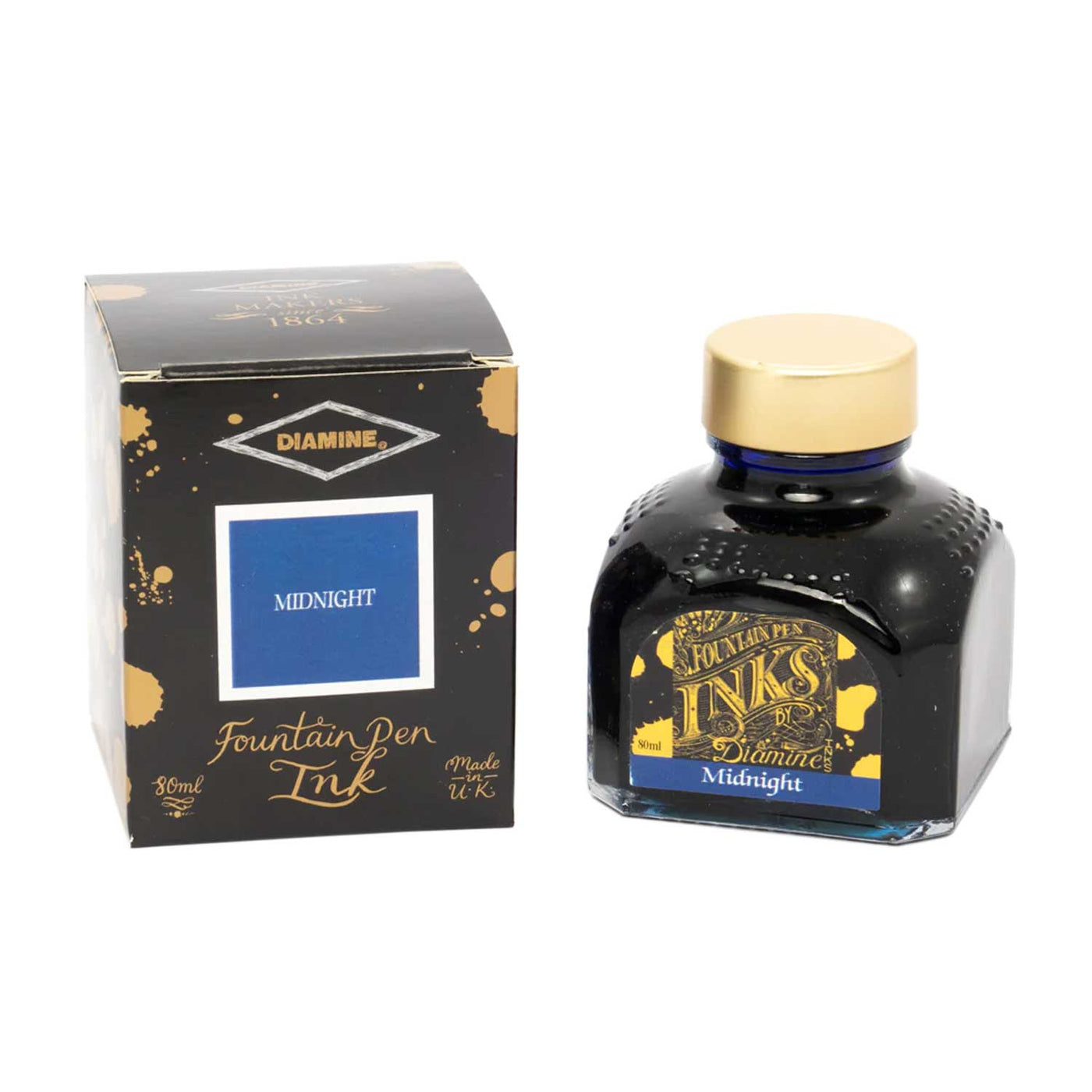 Diamine Midnight Ink Bottle - 80ml