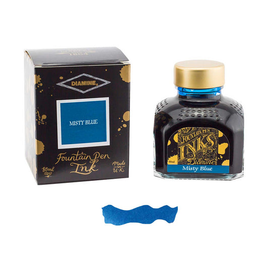 Diamine Misty Blue Ink Bottle - 80ml