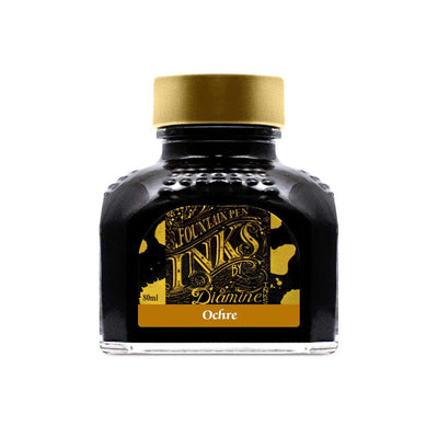 Diamine Ochre Ink Bottle - 80ml 1