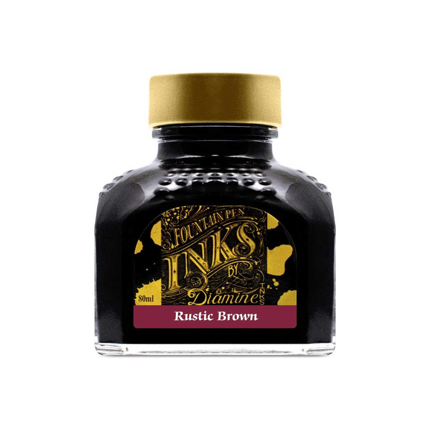 Diamine Rustic Brown Ink Bottle - 80ml 1