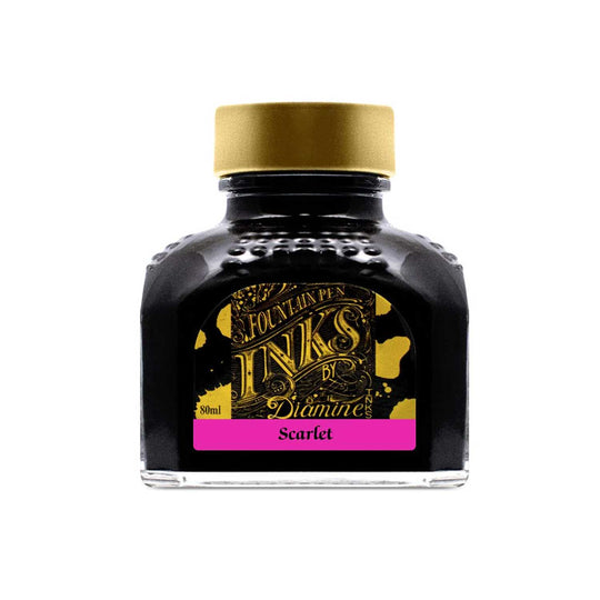 Diamine Scarlet Ink Bottle - 80ml
