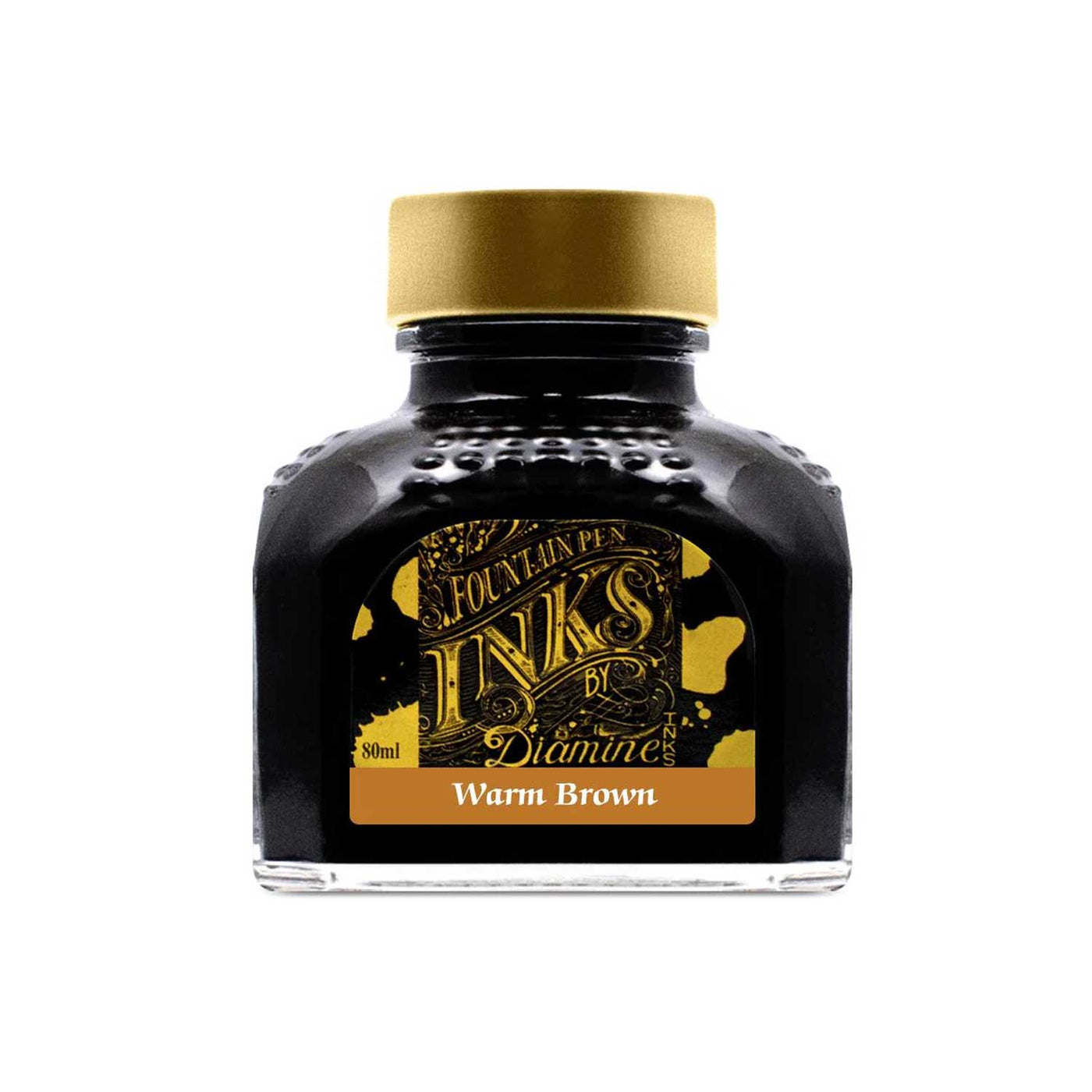 Diamine Warm Brown Ink Bottle - 80ml 1