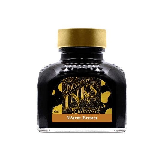 Diamine Warm Brown Ink Bottle - 80ml