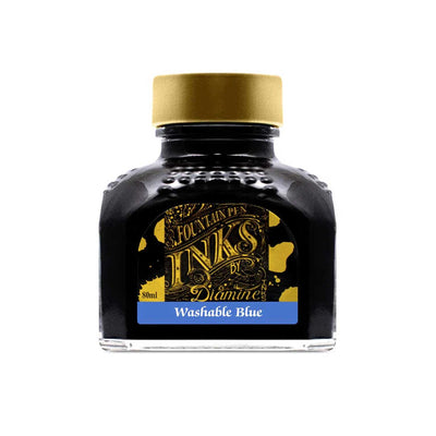 Diamine Washable Blue Ink Bottle - 80ml 1