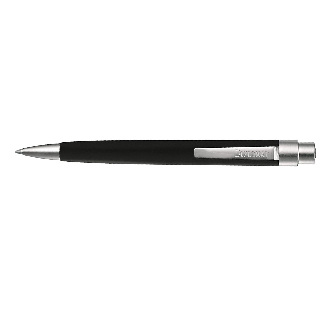 Diplomat Magnum Ball Pen - Soft Touch Black CT 3
