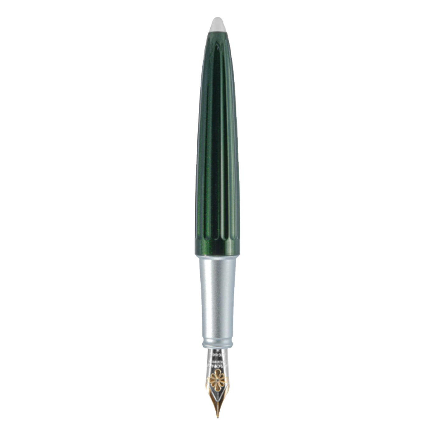 Diplomat Aero 14K Gold Fountain Pen - Evergreen CT