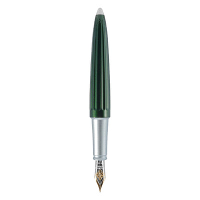 Diplomat Aero 14K Gold Fountain Pen - Evergreen CT