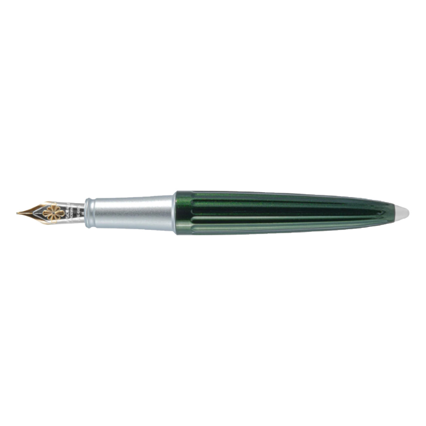 Diplomat Aero 14K Gold Fountain Pen - Evergreen CT