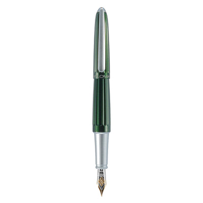 Diplomat Aero 14K Gold Fountain Pen - Evergreen CT