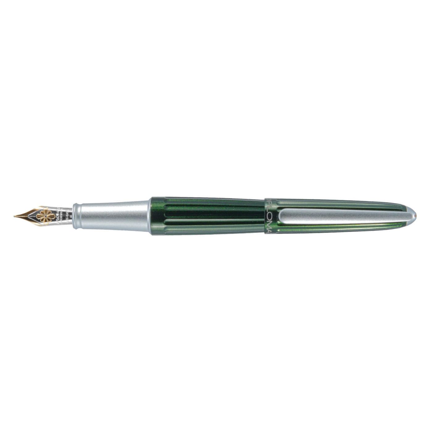 Diplomat Aero 14K Gold Fountain Pen - Evergreen CT
