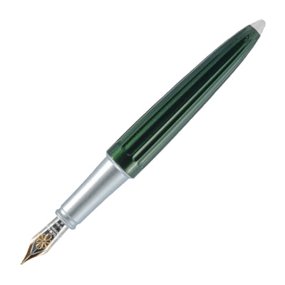 Diplomat Aero 14K Gold Fountain Pen - Evergreen CT
