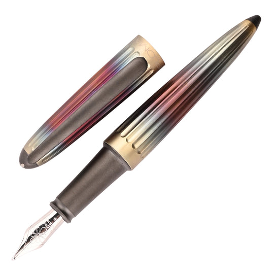 Diplomat Aero 14K Gold Fountain Pen - Flame