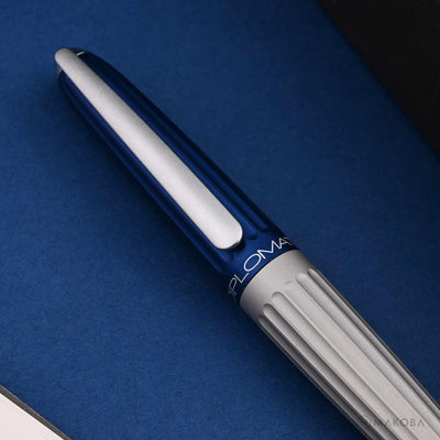 Diplomat Aero Fountain Pen - Blue/Silver 11