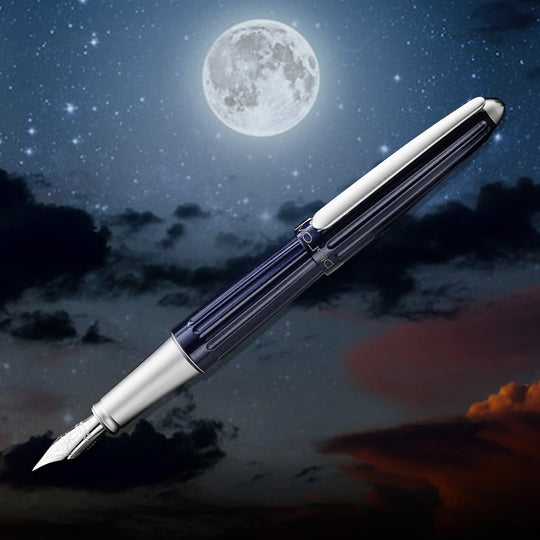 Diplomat Aero Fountain Pen - Midnight Blue