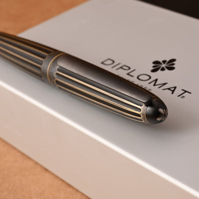Diplomat Aero 14K Gold Fountain Pen - Oxyd Brass