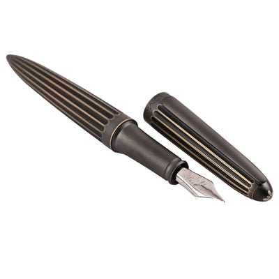 Diplomat Aero 14K Gold Fountain Pen - Oxyd Brass