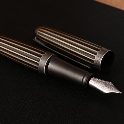 Diplomat Aero 14K Gold Fountain Pen - Oxyd Brass